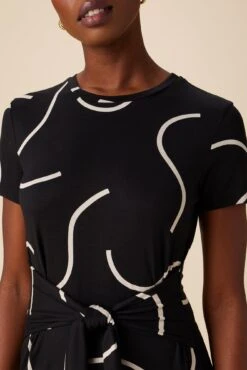 Colombe Viscose Knit Dress - Waves -AGOLDE Shop 10176 SS Colombe Viscose Waves 4