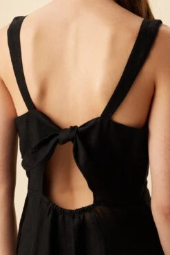 Taya Linen Jumpsuit - Black 7 Taya Linen Jumpsuit - Black -AGOLDE Shop 10186 Taya Black 4