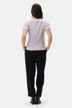 Eleanor Baby Rib Tee - Lilac -AGOLDE Shop 10194 Eleanor Lilac 3
