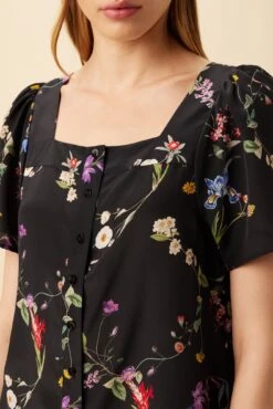 Donna Washable Silk Blouse - Marin Floral -AGOLDE Shop 10206 Donna Marin Floral 4