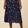 Blaze Washable Silk Skirt - Ana Floral