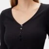 Deacon Baby Rib Top - Black
