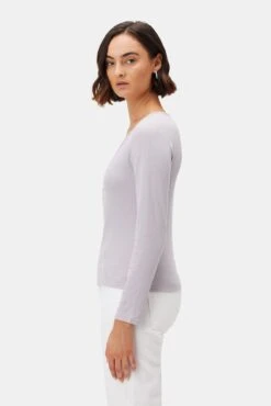 Deacon Baby Rib Top - Lilac -AGOLDE Shop 10233 Deacon Lilac 2 c4ae7a62 c309 46e8 a698 9f5fccfb62d6