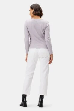 Deacon Baby Rib Top - Lilac -AGOLDE Shop 10233 Deacon Lilac 3