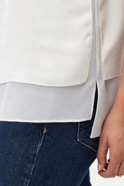 Zola Blouse - Ivory -AGOLDE Shop 10241 Zola Ivory 5