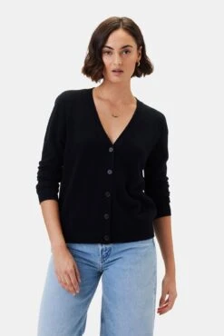 Mason Cashmere Cardigan - Licorice