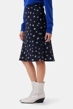 Eve Washable Silk Skirt - Pavo -AGOLDE Shop 10272 Eve Silk Pavo 2