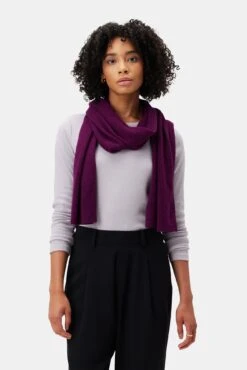 Jolie Cashmere Scarf - Syrah