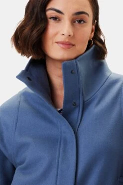 Joelle Wool Twill Jacket - Horizon -AGOLDE Shop 10307 Joelle Horizon 5