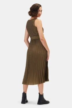 Cambria Dress - Bronzed Olive -AGOLDE Shop 10312 Cambria Bronzed Olive 3