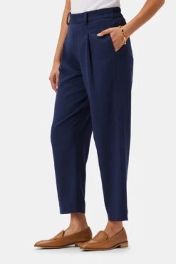 Roni Cotton Modal Spandex Pant - Navy 7 Roni Cotton Modal Spandex Pant - Navy -AGOLDE Shop 10368 Roni Navy 2