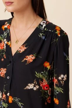 Kaya Ecovero Blouse - Treviso Orange -AGOLDE Shop 1068 Kaya Viscose Treviso Orange 4