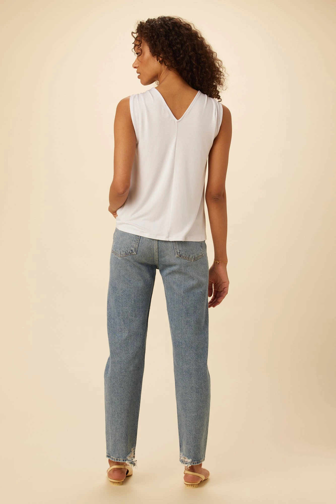 Mora Dream Knit Top - White 3 Mora Dream Knit Top - White - Image 3