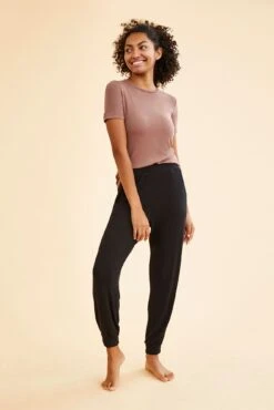 Talin Dream Rib Tee -AGOLDE Shop 1329 Jada 2x1 Rib Dark Nutmeg 9860 web