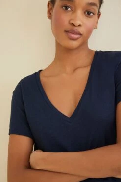 Leif Reverie Slub Tee - Navy -AGOLDE Shop 1334 Joline Navy 2097 web 8332b300 5405 4131 af6d 34c92c6902db