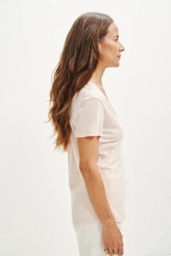 Joline Reverie Slub Tee - Peony -AGOLDE Shop 1334 Joline Peony 1782 4c490997 8e38 4f05 99cb c378d2a834f4