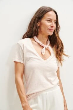 Joline Reverie Slub Tee - Peony -AGOLDE Shop 1334 Joline Peony 1812 88d4ac0c 2b82 4af8 a1ed 64f799143ac8