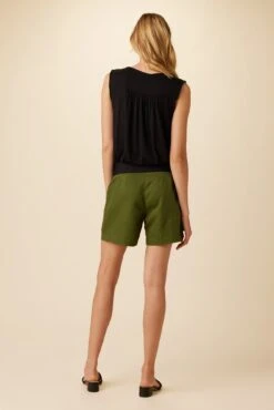 Simone Dream Knit Top - Black -AGOLDE Shop 1342 Simone Black 3