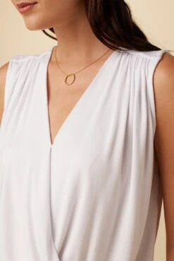 Simone Dream Knit Top - White -AGOLDE Shop 1342 Simone White 4