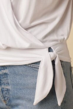 Simone Dream Knit Top - White -AGOLDE Shop 1342 Simone White 5