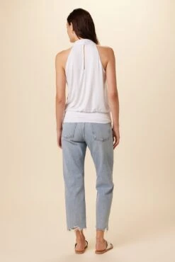 Agnes Dream Knit Top - White 6 Agnes Dream Knit Top - White -AGOLDE Shop 1410 Agnes White 3