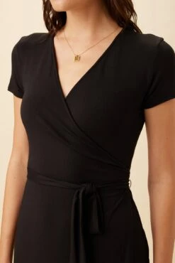 Betsyn Dream Knit Dress - Black 7 Betsyn Dream Knit Dress - Black -AGOLDE Shop 1514 Betsyn Black 4