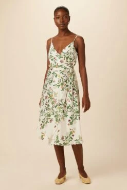 Varden Washable Silk Dress - Silverwood Floral