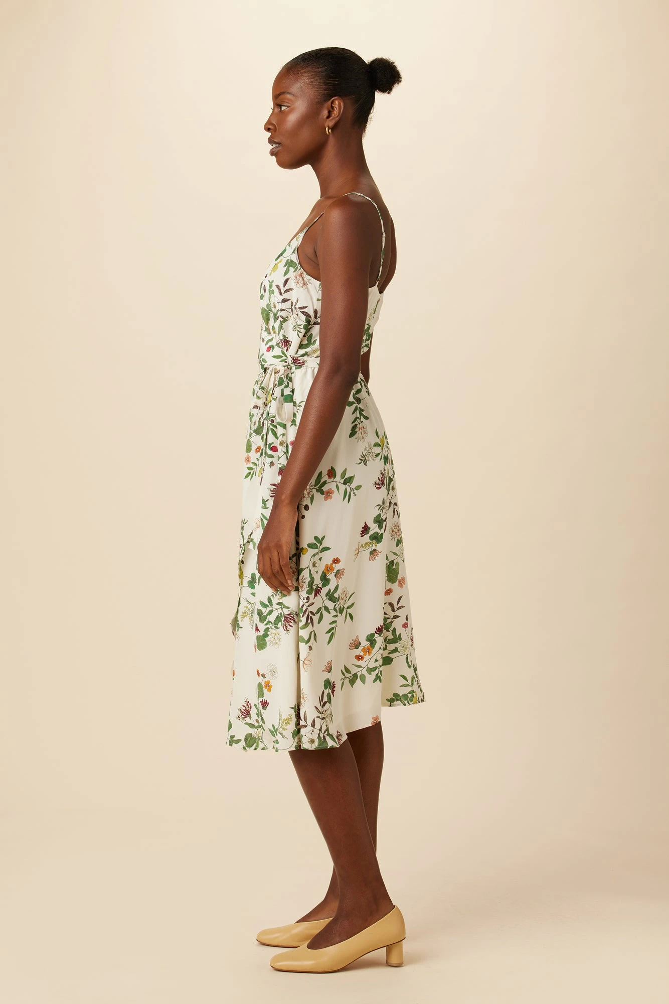 Varden Washable Silk Dress - Silverwood Floral 2 Varden Washable Silk Dress - Silverwood Floral - Image 2