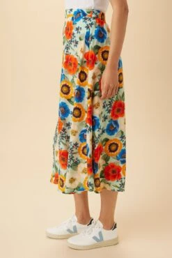 Blaze Washable Silk Skirt - Devon Floral -AGOLDE Shop 15 9838 Blaze Silk Devon Floral 2