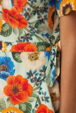 Luella Washable Silk Dress - Devon Floral 9 Luella Washable Silk Dress - Devon Floral -AGOLDE Shop 16 10181 Luella Devon Floral 5