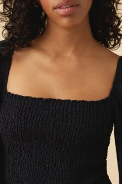 Averill Ramie Viscose Dress - Black -AGOLDE Shop 18 10168 Averill Black 4