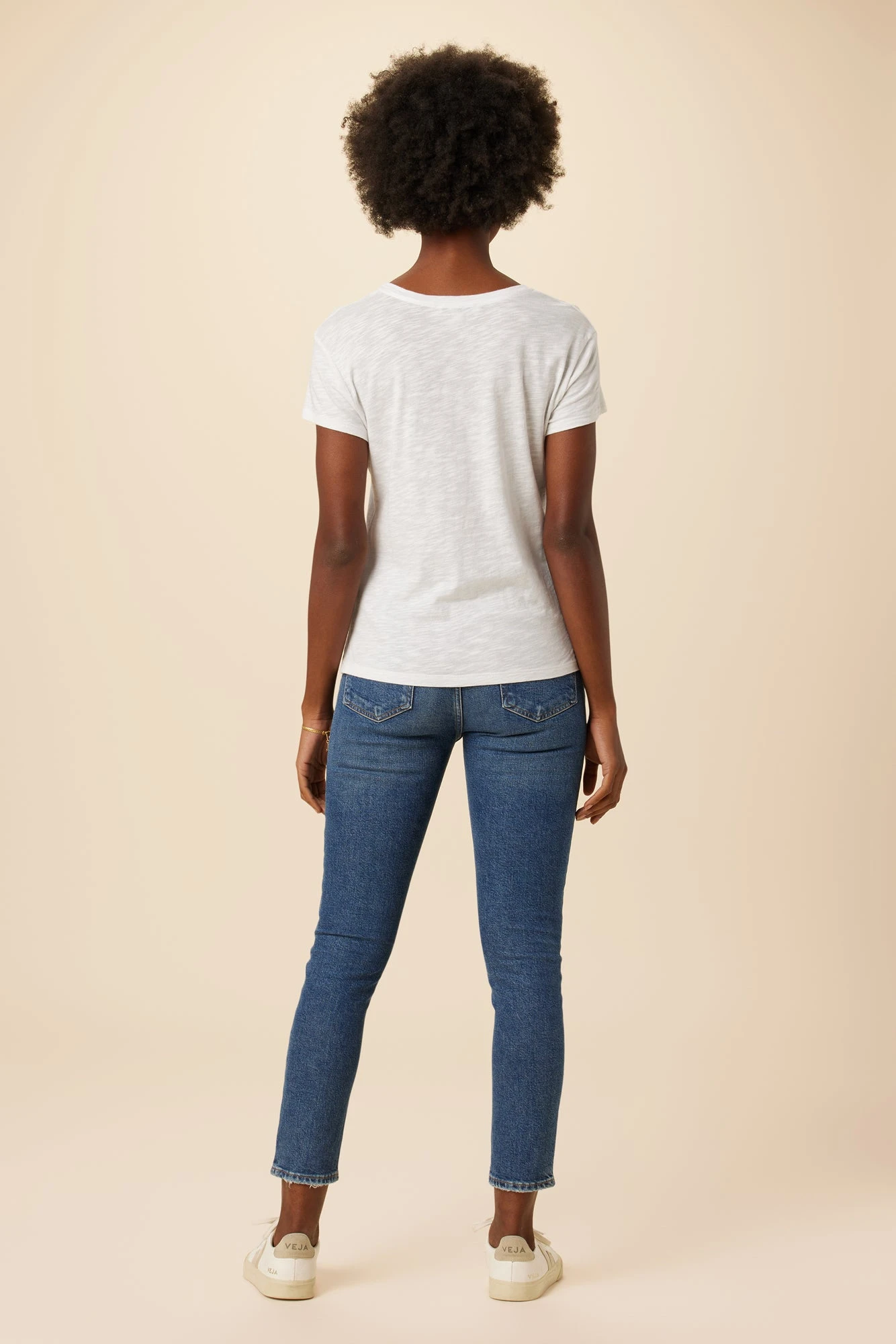 Leif Reverie Slub Tee - White 3 Leif Reverie Slub Tee - White - Image 3