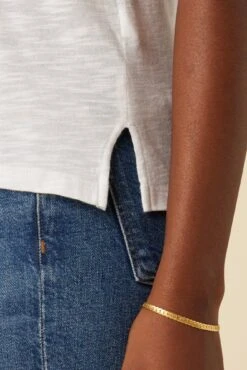 Leif Reverie Slub Tee - White 7 Leif Reverie Slub Tee - White -AGOLDE Shop 18 1335 Leif White 4