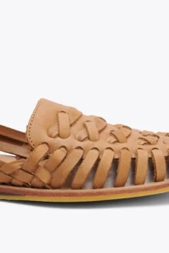 Nisolo Huarache Sandal - Almond 13 Nisolo Huarache Sandal - Almond -AGOLDE Shop 2021 0220 1HALM ALM 5322 V2