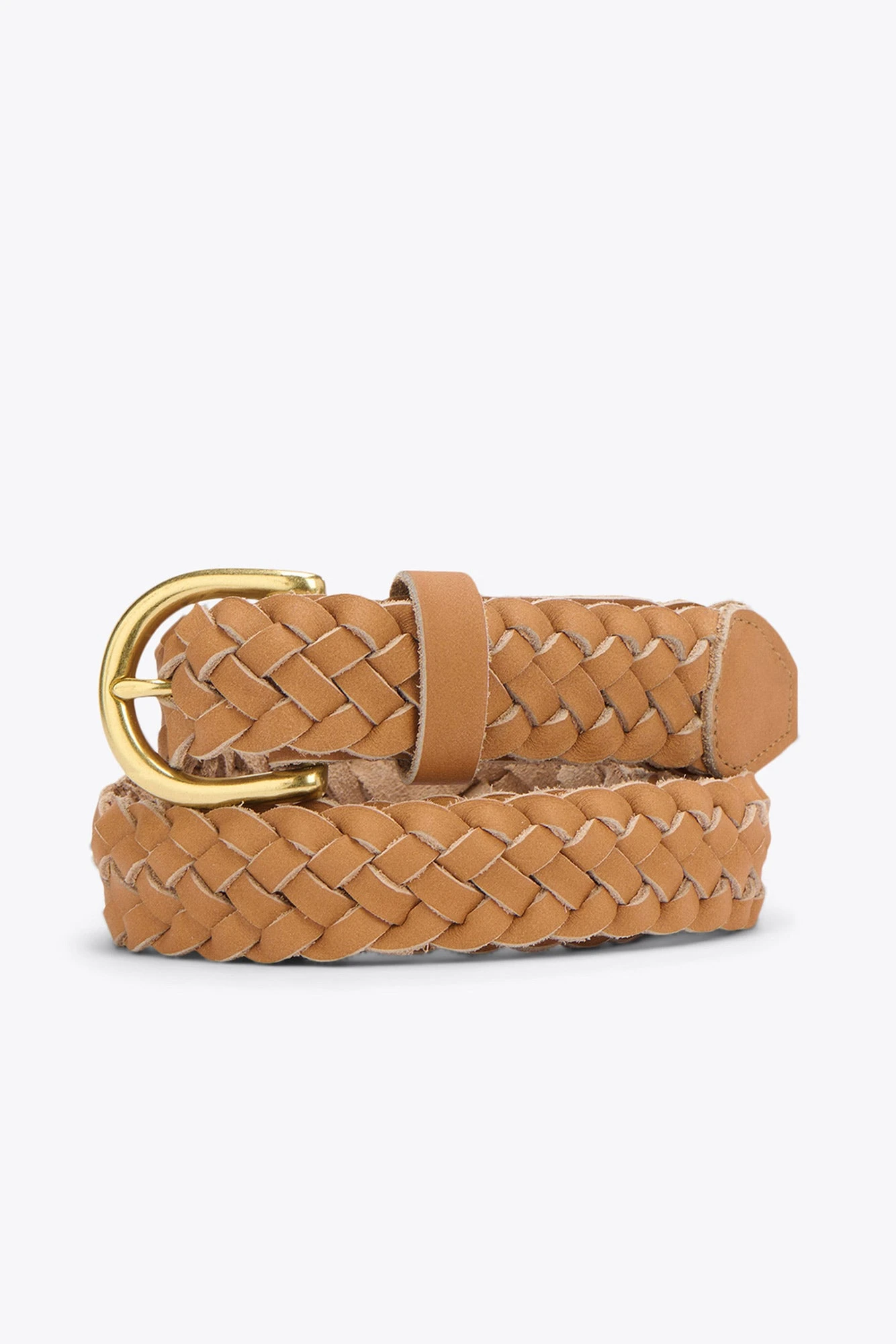 Nisolo Talia Braided Belt - Almond 2 Nisolo Talia Braided Belt - Almond - Image 2