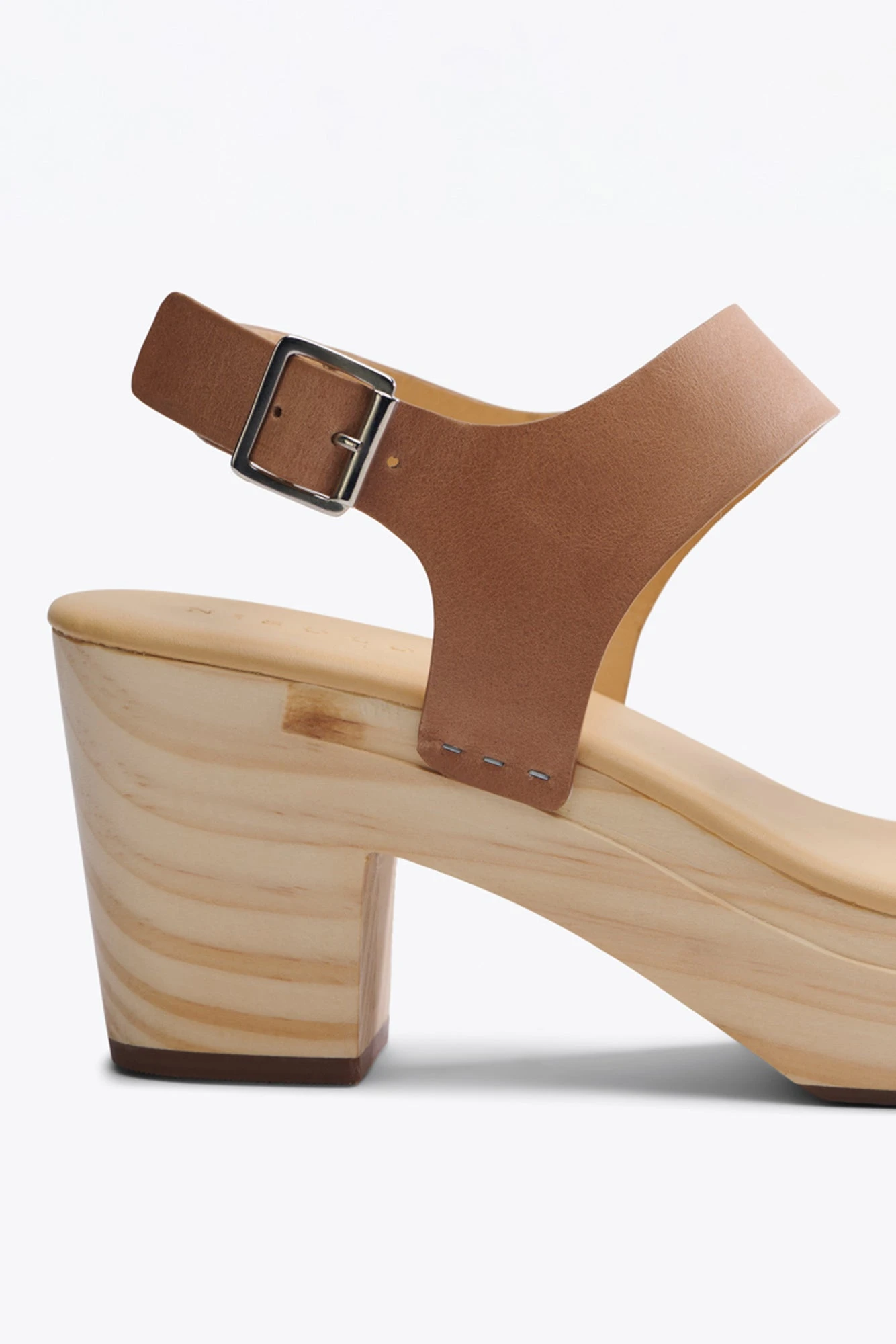 Nisolo All Day Open Toe Clog - Almond 6 Nisolo All Day Open Toe Clog - Almond - Image 6