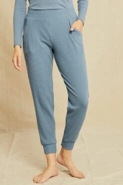 Skylar Paris Rib Joggers - Horizon