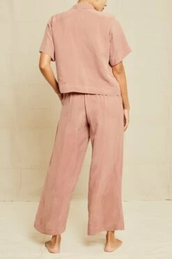 Monroe Cottonseed Cupro Pajama Top - Quartz -AGOLDE Shop 211013 AV October ECOMM 0221MonroePJTopQuartzCupro 6339 8fb144a8 c49e 4ea6 bcd3 935bfa7bf907