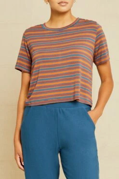 Tara Dream Knit Cropped Tee