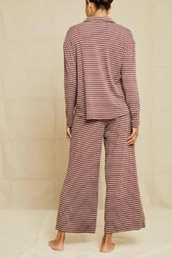 Lark Dream Knit Pajama Pants - Maple Dawn Stripe -AGOLDE Shop 211013 AV October ECOMM 0236LarkPJBottomAmsterdamStripeMapleDawn 5837 web 5cd2cbc8 b025 4a27 b0ac 8b6973791150