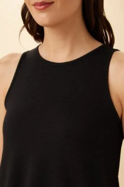 Sadie Reverie Slub Tank - Black -AGOLDE Shop 23 7951 Sadie Black 4