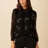Jeanne Chiffon Blouse - Nahlia Floral