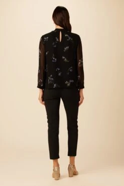 Jeanne Chiffon Blouse - Nahlia Floral -AGOLDE Shop 27 10155 Jeanne Chiffon Nahlia Floral 3