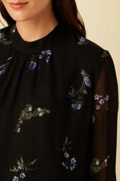 Jeanne Chiffon Blouse - Nahlia Floral -AGOLDE Shop 27 10155 Jeanne Chiffon Nahlia Floral 4