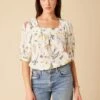 Edith Washable Silk Blouse - Gemini Ivory