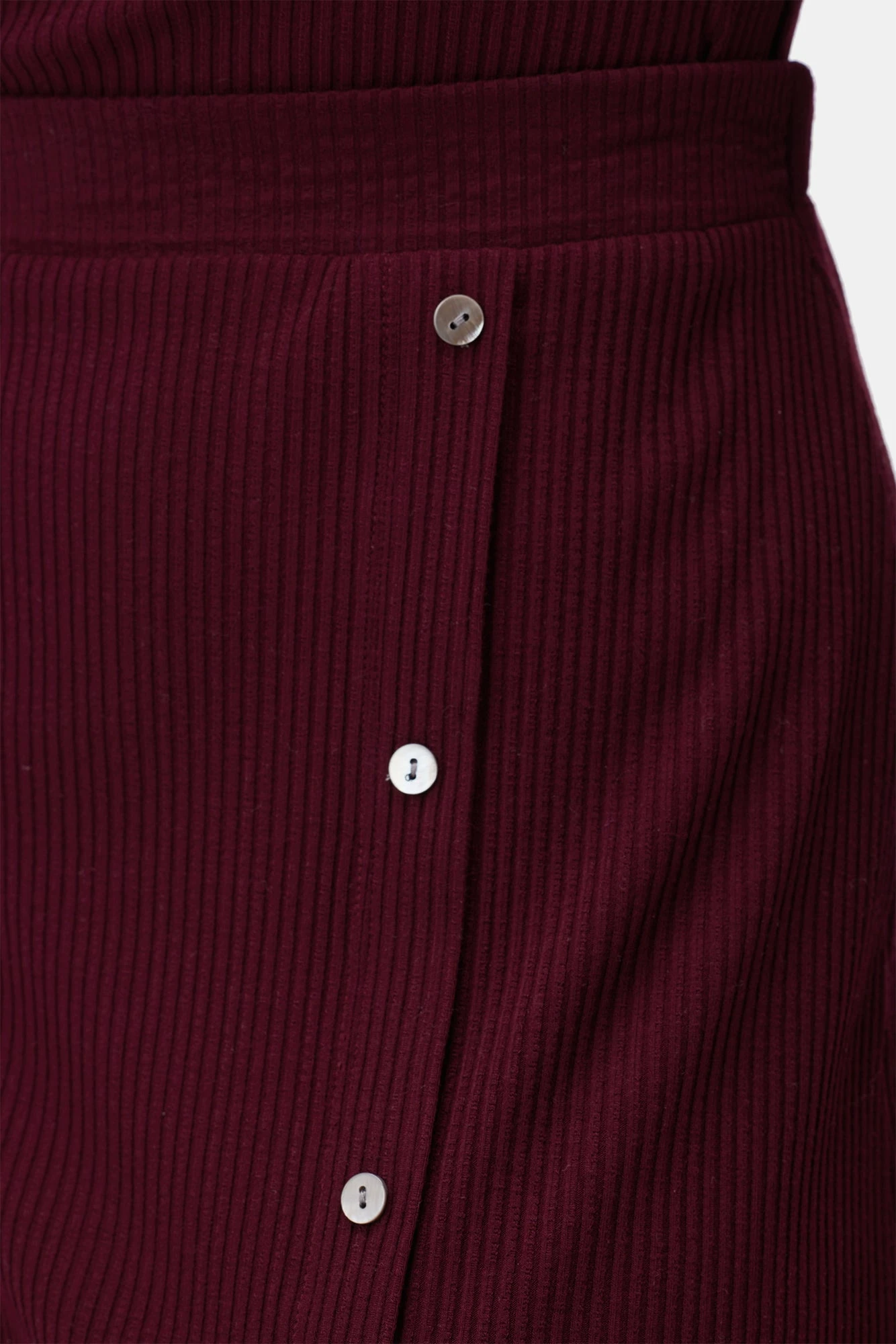 Gadot Paris Rib Skirt - Plum 5 Gadot Paris Rib Skirt - Plum - Image 5