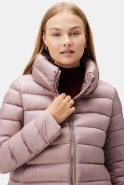 Save The Duck Elsie Puffer Jacket - Misty Rose -AGOLDE Shop 3RDPA6097 Elsie Short Puffer Jacket Misty Rose 5