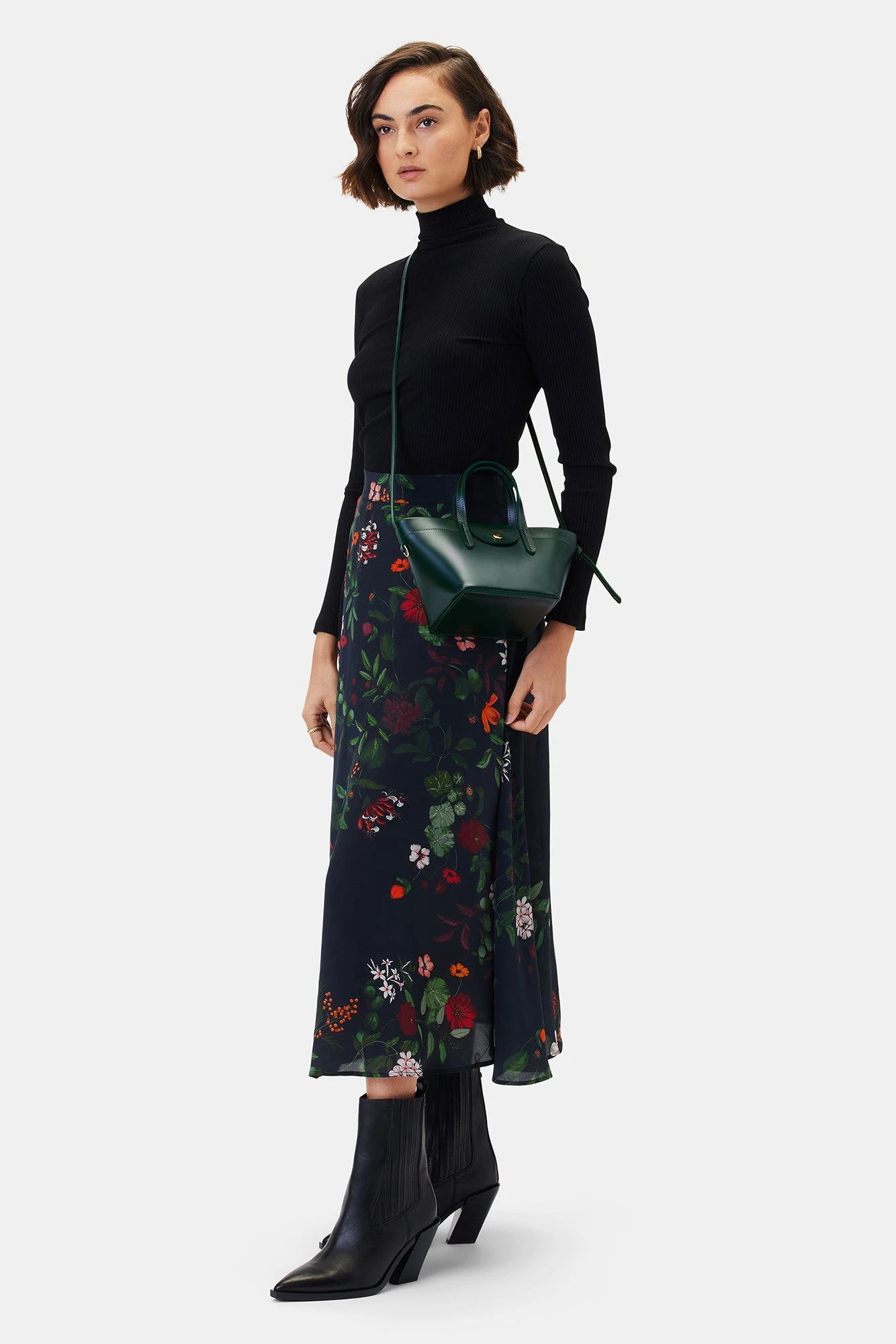 Lance Pierres Miniprism 01 Body Tote - Forest Green 5 Lance Pierres Miniprism 01 Body Tote - Forest Green - Image 5