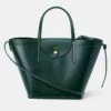 Lance Pierres Midiprism 01 Day Tote - Forest Green