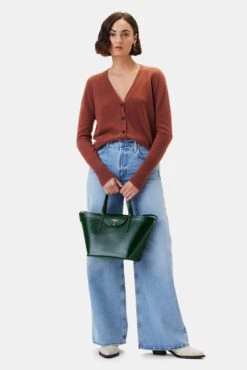 Lance Pierres Midiprism 01 Day Tote - Forest Green 8 Lance Pierres Midiprism 01 Day Tote - Forest Green -AGOLDE Shop 3RDPA6137 Midiprism 01 Day Tote Forest Green 4